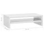 Bildschirmhalterung aus glänzend weißem Sperrholz, 42 x 24 x 13 cm von vidaXL, TV-Möbel - Ref: Foro24-800222, Preis: 18,57 €,...