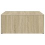 Stackable coffee tables 2 pieces in Sonoma oak wood and metal by , Coffee table - Ref: Foro24-845332, Price: 78,31 €, Discoun...