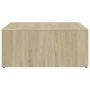 Stackable coffee tables 2 pieces in Sonoma oak wood and metal by , Coffee table - Ref: Foro24-845332, Price: 78,31 €, Discoun...