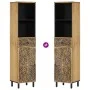 Solid mango wood bathroom cabinet 38x33x160 cm by , bathroom vanities - Ref: Foro24-358234, Price: 188,14 €, Discount: %