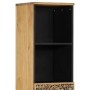 Badezimmerschrank aus massivem Mangoholz, 38 x 33 x 160 cm von , Badezimmerwaschtische - Ref: Foro24-358234, Preis: 224,95 €,...
