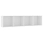 Weißes TV-Regal/Möbel 143x30x36 cm von vidaXL, Regale und Regale - Ref: Foro24-800261, Preis: 70,89 €, Rabatt: %