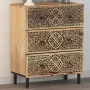 Beistellschrank aus massivem Mangoholz, 60 x 33 x 75 cm von , Sideboards - Ref: Foro24-358215, Preis: 170,80 €, Rabatt: %