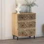 Beistellschrank aus massivem Mangoholz, 60 x 33 x 75 cm von , Sideboards - Ref: Foro24-358215, Preis: 170,80 €, Rabatt: %