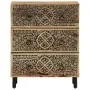 Beistellschrank aus massivem Mangoholz, 60 x 33 x 75 cm von , Sideboards - Ref: Foro24-358215, Preis: 170,80 €, Rabatt: %