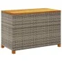 Garten-Aufbewahrungsbox aus grauem Rattan-Akazienholz, 110 x 55 x 63 cm von , Aufbewahrungsboxen für den Außenbereich - Ref: ...