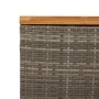 Garten-Aufbewahrungsbox aus grauem Rattan-Akazienholz, 110 x 55 x 63 cm von , Aufbewahrungsboxen für den Außenbereich - Ref: ...
