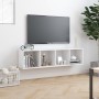 Weißes TV-Regal/Möbel 143x30x36 cm von vidaXL, Regale und Regale - Ref: Foro24-800261, Preis: 70,89 €, Rabatt: %