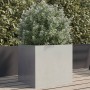 Jardinera de acero inoxidable plateado 42x40x39 cm de , Maceteros y jardineras - Ref: Foro24-841555, Precio: 58,56 €, Descuen...