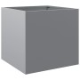 Pflanzgefäß aus silber verzinktem Stahl, 49 x 47 x 46 cm von , Töpfe und Pflanzgefäße - Ref: Foro24-841569, Preis: 48,78 €, R...