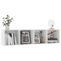 Weißes TV-Regal/Möbel 143x30x36 cm von vidaXL, Regale und Regale - Ref: Foro24-800261, Preis: 70,89 €, Rabatt: %