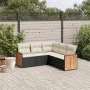 5-teiliges Gartenmöbel-Set und schwarze synthetische Rattankissen von , Gartensets - Ref: Foro24-3260040, Preis: 336,59 €, Ra...