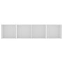 Weißes TV-Regal/Möbel 143x30x36 cm von vidaXL, Regale und Regale - Ref: Foro24-800261, Preis: 70,89 €, Rabatt: %