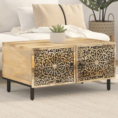 Couchtisch aus massivem Kiefernholz, 80 x 50 x 40 cm von , Couchtisch - Ref: Foro24-358217, Preis: 138,38 €, Rabatt: %