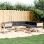Gartenmöbel 8-teilig und Kissen aus massivem Kiefernholz von , Gartensets - Ref: Foro24-3216945, Preis: 832,59 €, Rabatt: %