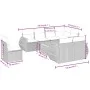 9-piece garden sofa set with beige synthetic rattan cushions by , Garden sets - Ref: Foro24-3257431, Price: 693,81 €, Discoun...