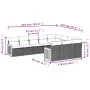 Garden sofa set with beige cushions 10 pieces synthetic rattan by , Garden sets - Ref: Foro24-3260421, Price: 627,28 €, Disco...