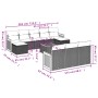 11-piece garden sofa set with beige synthetic rattan cushions by , Garden sets - Ref: Foro24-3260505, Price: 666,69 €, Discou...
