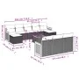 11-teiliges Gartensofa-Set mit beigen synthetischen Rattankissen von , Gartensets - Ref: Foro24-3260505, Preis: 691,64 €, Rab...