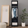 Schwarzer Sperrholzschrank 50x50x200 cm von vidaXL, Kleiderschränke - Ref: Foro24-800235, Preis: 125,61 €, Rabatt: %