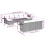 11-teiliges Gartensofa-Set mit beigen synthetischen Rattankissen von , Gartensets - Ref: Foro24-3257115, Preis: 798,06 €, Rab...