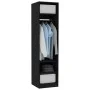 Armario de madera contrachapada negro 50x50x200 cm de vidaXL, Armarios roperos - Ref: Foro24-800235, Precio: 123,52 €, Descue...