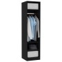 Schwarzer Sperrholzschrank 50x50x200 cm von vidaXL, Kleiderschränke - Ref: Foro24-800235, Preis: 125,61 €, Rabatt: %