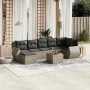 Set de sofás de jardín 8 pzas y cojines ratán sintético gris de , Conjuntos de jardín - Ref: Foro24-3257446, Precio: 489,18 €...