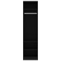 Schwarzer Sperrholzschrank 50x50x200 cm von vidaXL, Kleiderschränke - Ref: Foro24-800235, Preis: 125,61 €, Rabatt: %