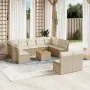 12-piece garden sofa set and brown synthetic rattan cushions by , Garden sets - Ref: Foro24-3223888, Price: 733,19 €, Discoun...