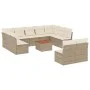 12-piece garden sofa set and brown synthetic rattan cushions by , Garden sets - Ref: Foro24-3223888, Price: 733,19 €, Discoun...