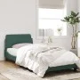 Dark green velvet bed frame with headboard 90x200 cm by , Beds and slatted bases - Ref: Foro24-373115, Price: 110,96 €, Disco...