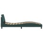 Dark green velvet bed frame with headboard 90x200 cm by , Beds and slatted bases - Ref: Foro24-373115, Price: 103,79 €, Disco...