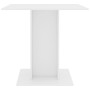 Esstisch aus weißem Sperrholz, 80x80x75 cm von vidaXL, Küchen- und Esstische - Ref: Foro24-800252, Preis: 67,76 €, Rabatt: %