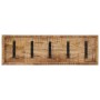 Wandgarderobe mit 5 Haken aus massivem Mangoholz von , Hut- und Garderobenständer - Ref: Foro24-358953, Preis: 39,19 €, Rabat...