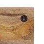 Wandgarderobe mit 5 Haken aus massivem Mangoholz von , Hut- und Garderobenständer - Ref: Foro24-358953, Preis: 39,19 €, Rabat...