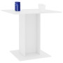 White plywood dining table 80x80x75 cm by vidaXL, Kitchen and dining tables - Ref: Foro24-800252, Price: 67,76 €, Discount: %