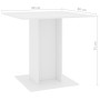 Esstisch aus weißem Sperrholz, 80x80x75 cm von vidaXL, Küchen- und Esstische - Ref: Foro24-800252, Preis: 67,76 €, Rabatt: %