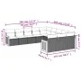 11-teiliges Gartensofa-Set mit beigen synthetischen Rattankissen von , Gartensets - Ref: Foro24-3260511, Preis: 749,04 €, Rab...
