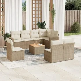 9-piece garden sofa set with beige synthetic rattan cushions by , Garden sets - Ref: Foro24-3224161, Price: 574,21 €, Discoun...