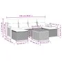 7-piece garden sofa set with gray PE rattan cushions by , Garden sets - Ref: Foro24-3260310, Price: 411,41 €, Discount: %