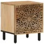 Mesita de noche de madera maciza de mango 40x33x46 cm de , Mesitas de noche - Ref: Foro24-358208, Precio: 82,16 €, Descuento: %