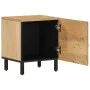 Mesita de noche de madera maciza de mango 40x33x46 cm de , Mesitas de noche - Ref: Foro24-358208, Precio: 82,16 €, Descuento: %