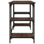 Oak brown engineering metal and wood desk 140x50x75 cm by , Desks - Ref: Foro24-845330, Price: 90,47 €, Discount: %