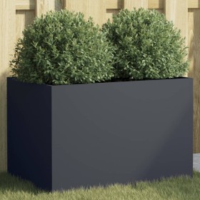 Anthracite cold rolled steel planter 62x40x39 cm by , Pots and planters - Ref: Foro24-841597, Price: 78,96 €, Discount: %