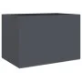 Anthracite cold rolled steel planter 62x40x39 cm by , Pots and planters - Ref: Foro24-841597, Price: 75,72 €, Discount: %