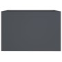 Anthracite cold rolled steel planter 62x40x39 cm by , Pots and planters - Ref: Foro24-841597, Price: 78,96 €, Discount: %