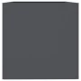 Anthracite cold rolled steel planter 62x40x39 cm by , Pots and planters - Ref: Foro24-841597, Price: 75,72 €, Discount: %