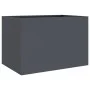Anthracite cold rolled steel planter 62x40x39 cm by , Pots and planters - Ref: Foro24-841597, Price: 75,72 €, Discount: %