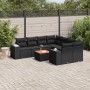Set de sofás de jardín 8 piezas y cojines ratán sintético negro de , Conjuntos de jardín - Ref: Foro24-3257700, Precio: 600,1...
